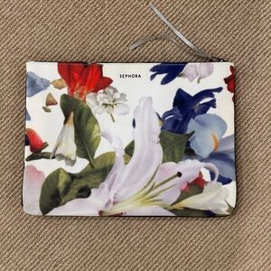 Sephora Floral Cosmetic or Laptop Bag